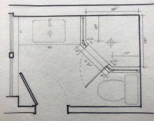 Making The Most Of A 5x7 Bathroom Layout - 5 X 7 Bathroom Remodel Cost