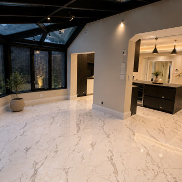 Open-Concept Sunroom & Kitchen Connection
