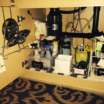 Professional Organizing under Kitchen Sink.