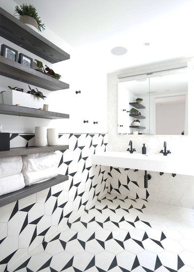 Современный Ванная комната by Gradient Architecture PLLC