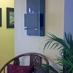 Cannello Wall Mounted Ethanol Fireplace - Indoor Fireplaces