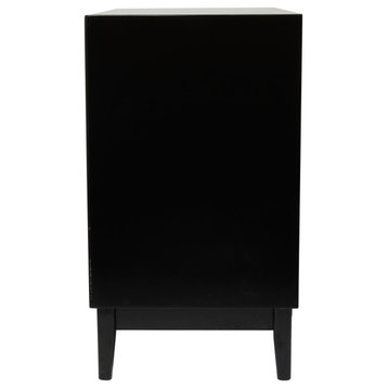 Modern Black Wood Cabinet 563175