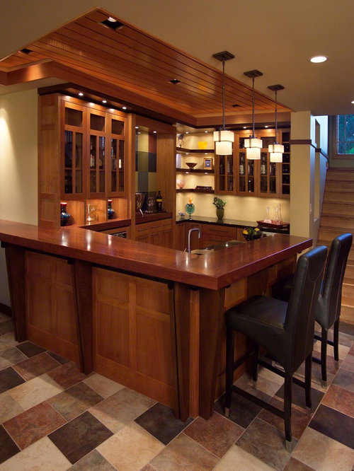 Natural Wood Bar Top Houzz