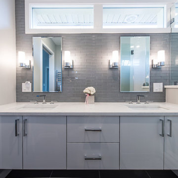 Check out these new Clerestory windows and wall-mounted cabinetry