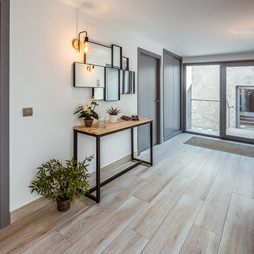 Casa discreta por fuera y espectacular por dentro.