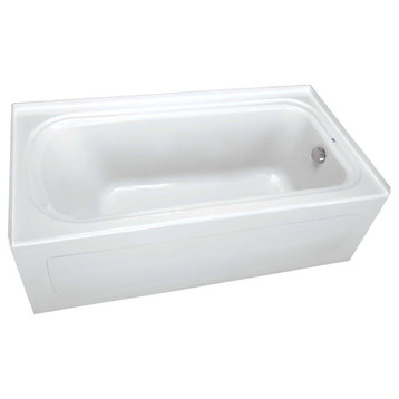 PROFLO PFS6042RSK 60" x 42" Alcove Soaking Bath Tub - White