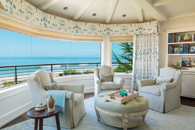 Example of a beach style sunroom design in Los Angeles