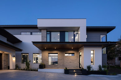 Trendy exterior home photo in Austin