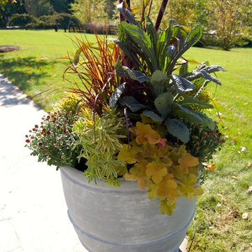 container gardens for autumn