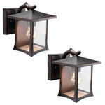Designers Impressions - Designers Impressions Black Outdoor Patio/Porch Exterior Light Fixtures - Finish: Black