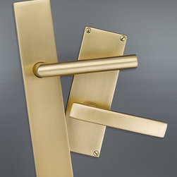 Emtek Satin Brass Finish - Doorknobs