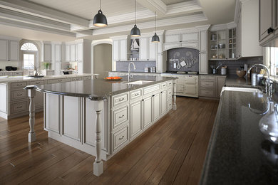 Minimalist kitchen photo in New York