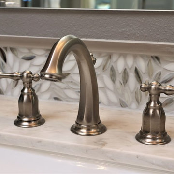 Master Bath double vanity with tower