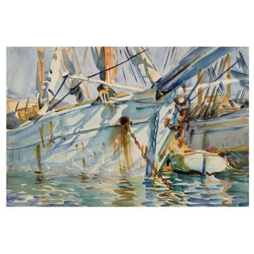 "In a Levantine Port, ca. 1905-1906" Paper Print by John Singer Sargent, 32"x22"