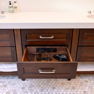 Docking Drawer Blade Duo - Bathroom Vanity In-Drawer Outlets