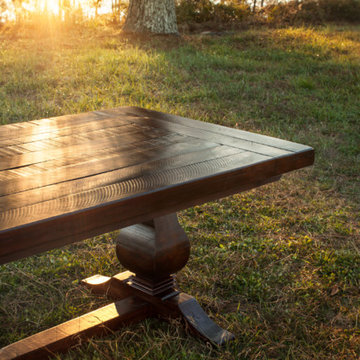Rustic Trades Trestle Dining Table