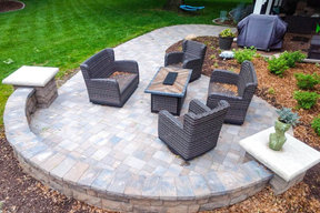 Paver Pathway Backyard Getaway