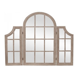 www.essentialsinside.com: trinity windowpane framed wall mirror - Wall Mirrors