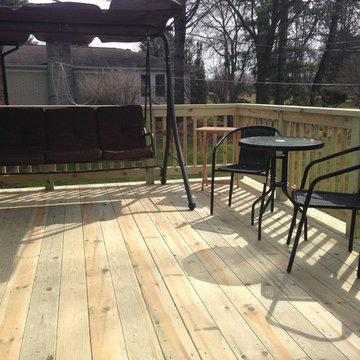 16 x 12 Pressure Treated Deck New Haven Michigan