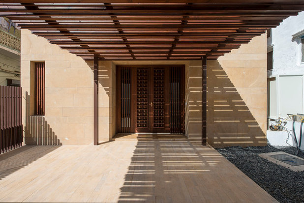 传统迎宾的8种门设计