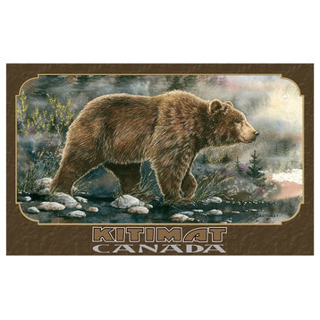 Dave Bartholet Glacier Grizzly Kitimat Canada Art Print, 24"x36"