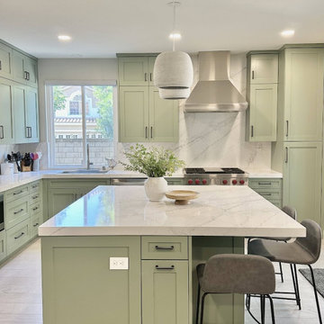 186 – Tustin – Modern transitional Kitchen Remodel