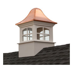 Greenwich Vinyl Cupola With Copper Roof, 36"x56"