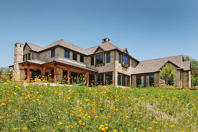 Inspiration for a timeless exterior home remodel in Dallas