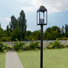 Capital Lighting Burton 4-Light Outdoor Post-Lantern 946343BK, Black