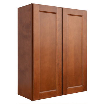Sunny Wood ESW2736-A Ellisen 27" x 36" Double Door Wall Cabinet - Amber Spice