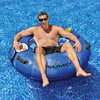 54-Inch Inflatable Blue Camouflage Swimming Pool Tube w/ Cup Holder