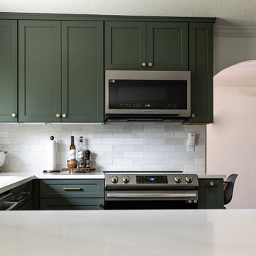 Forest Green Kitchen Refresh