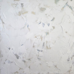 White on White Art- Seashore 48"x48" - Artwork