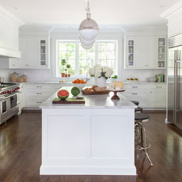 White Transitional Kitchen