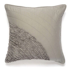 Gray Shoreline Pillow Cover - Pillowcases And Shams