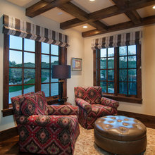 dark wood trim