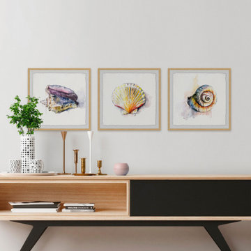 Sea Buddies Triptych