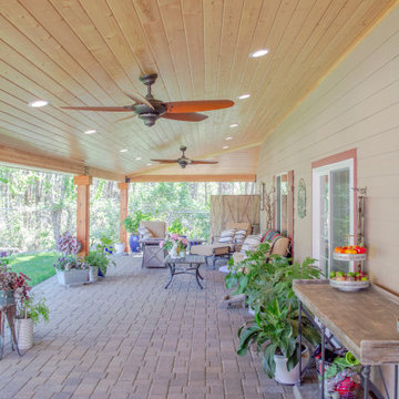 Hipped Patio Cover with Paver Patio