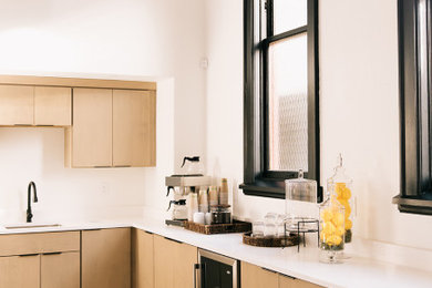 Example of a trendy kitchen design in Other