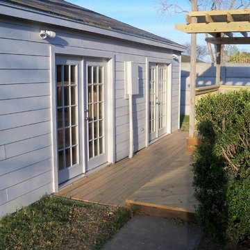 Patio Home - James Hardie r-side, re-roof, exterior paint and deck and arbor