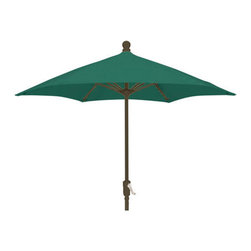 FiberBuilt Umbrellas LLC - Fiberbuilt 7.5ft Ch. Bronze Finish Hexagon Patio Umbrella - Outdoor Umbrellas