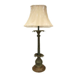 Indian Mughal Brass Palm Model as a Table Lamp - Products