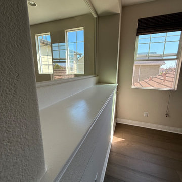 Enclosed Study Room Conversion with Custom Door and Glass Panel in Irvine