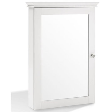 Pemberly Row Mirror Medicine Cabinet in White