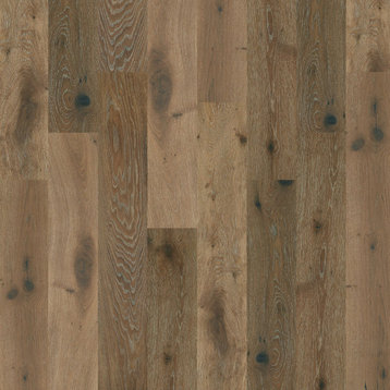 Shaw SW485 Castlewood Oak 7-1/2"W Wire Brushed Engineered - Baroque