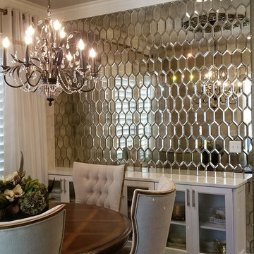 4x8 Antique Mirror Accent Wall