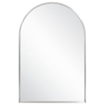 Design House 596726 Maeve 36" x 24" Bathroom Mirror - Brushed Silver