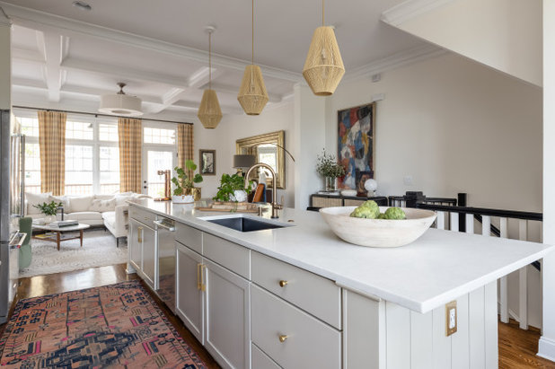 Transitional Kitchen by WAKE + LOOM  DESIGN