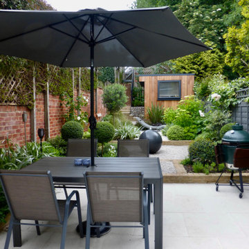 A Long Narrow Garden in West Hampstead