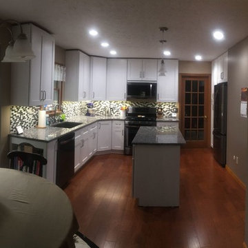 J&K Do-It-Yourself White Shaker Kitchen